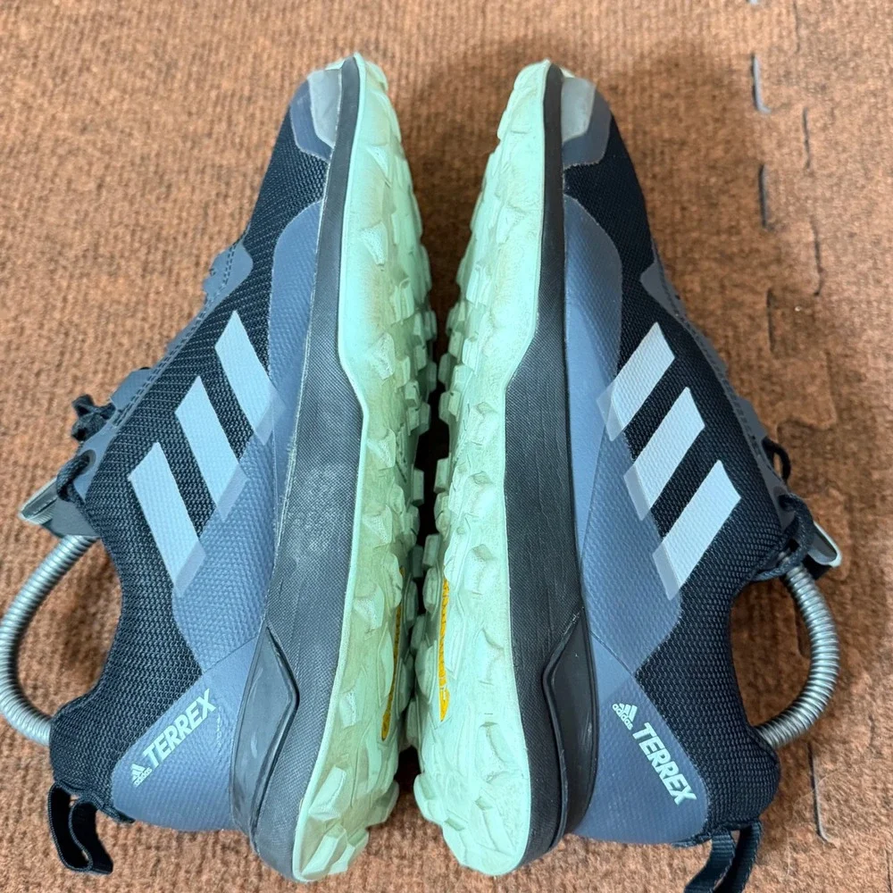 Adidas Terrex Agravic Speed Mens Trail Running Shoes Black Grey CQ1735 Size 8.5‎